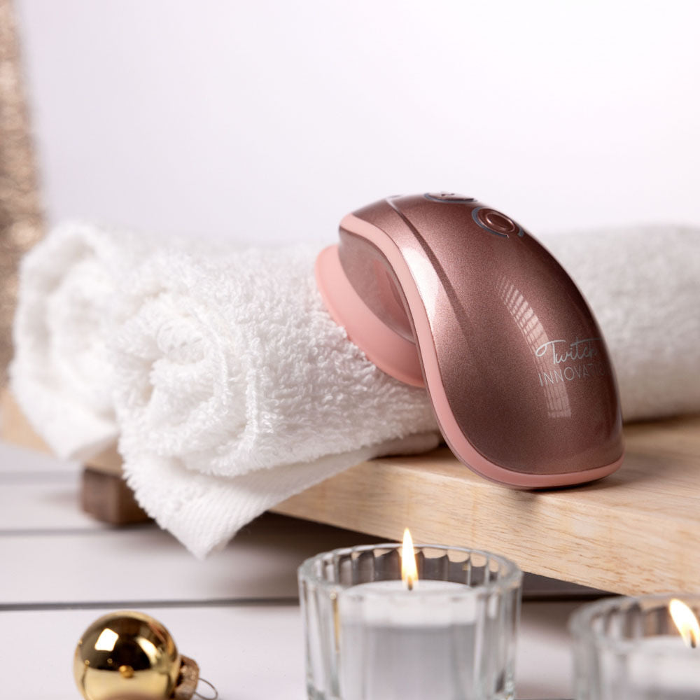 Twitch 1 - silver - clitoral stimulator pink - Product front view  | Flirtybay Adult Shop Australia Lingerie Shop